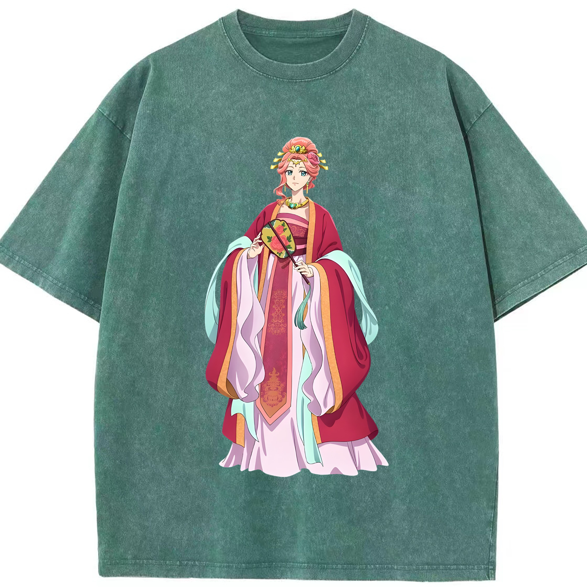 （画像用） 薬屋のひとりごと The Apothecary Diaries 綿100% ヴィンテージ風 半袖Tシャツ（フロントプリント）